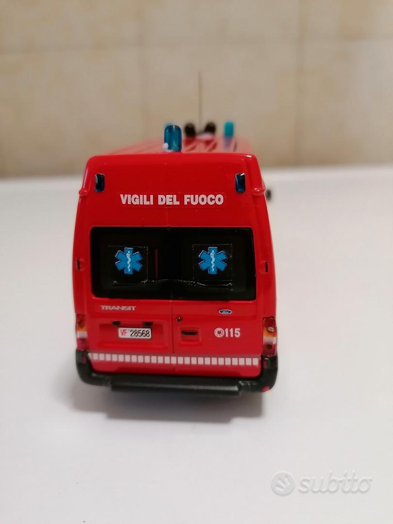 Ford Transit Serie VI Vigili Del Fuoco – Fiamme Blu, 1/43, Die Cast Hachette - 3