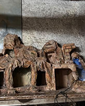 Presepe napoletano in cartapesta