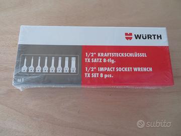 Chiavi a Bussola Torx Lunghe Rinforzate 1/2 WURTH