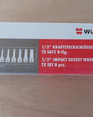 Chiavi a Bussola Torx Lunghe Rinforzate 1/2 WURTH
