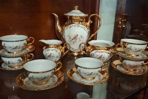 Servizio da tè vintage in porcellana di Bavaria