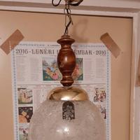 Lampadario vintage a palla