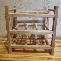 Portabottiglie vino Ikea in legno massello