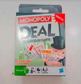 Gioco carte Monopoly Deal Hasbro nuovo 