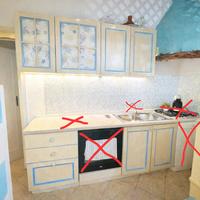 Cucina. Mobili e lavandino