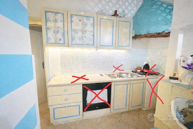 Cucina. Mobili e lavandino