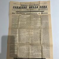 pagina Corriere della sera 1900