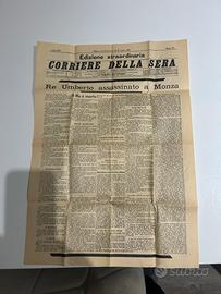 pagina Corriere della sera 1900