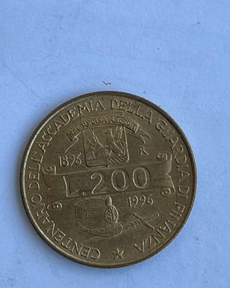 200 Lire Accademia Guardia di Finanza