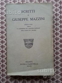 Libro - Scritti di Giuseppe Mazzini-Zanichelli '20