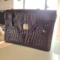 Borsa vintage in pelle cocco 