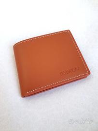 Portafoglio pieghevole e sottile in similpelle