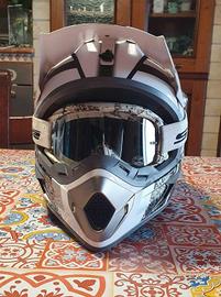 Casco Ls2 da cross completo di mascherina S-Line