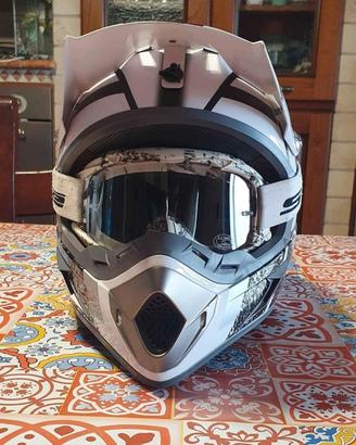 Casco Ls2 da cross completo di mascherina S-Line