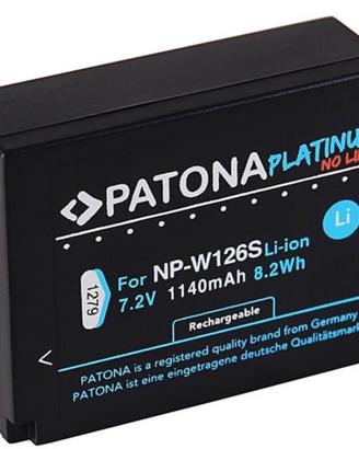 2 batterie Patona NP-W126S e caricatore