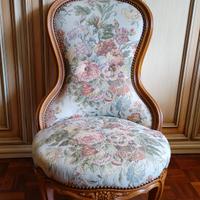 Poltrona poltroncina camera ingresso Shabby Chic