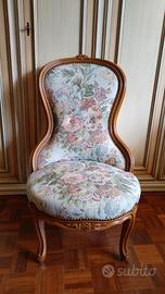 Poltrona poltroncina camera ingresso Shabby Chic