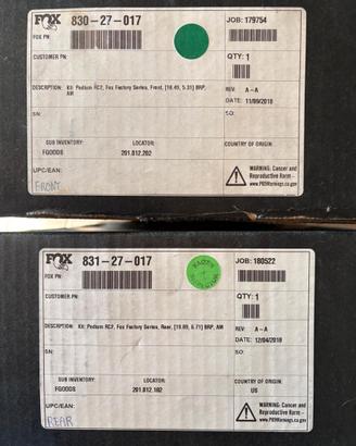 Ammortizzatori FOX 1.5 PODIUM  RC2-Outlander G2