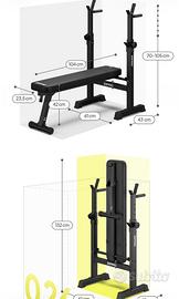 Panca  palestra regolabile