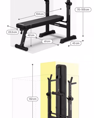 Panca  palestra regolabile