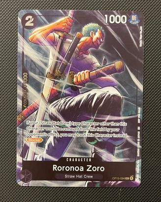 Carta One Piece Roronoa Zoro OP15-094 NM