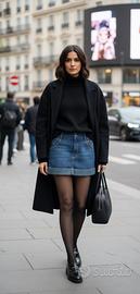 Minigonna jeans Pimkie - Blu scuro - Taglia 40 (S)