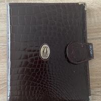 Agenda Cartier  originale in pelle di coccodrillo