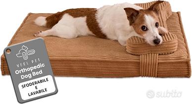 Materassino Cuccia Ortopedico per Cani con Cuscino