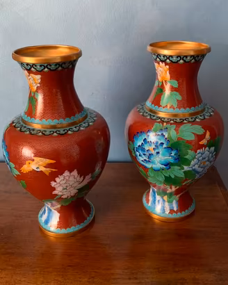 Vasi cloisonne vintage