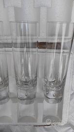 Set 6 Bicchieri Acqua Bibita Cristallo 20cm con Bo