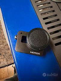 Case metallo gopro 5 con filtro uv 52mm