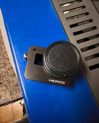 Case metallo gopro 5 con filtro uv 52mm