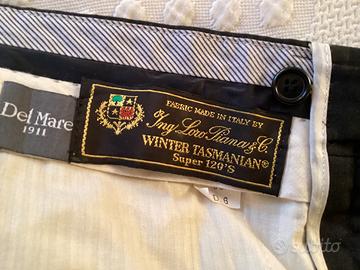 Pantalone Del Mare con tessuto Loro Piana drop 6