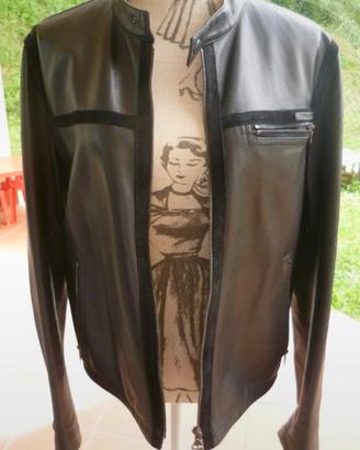 giacca in pelle Prada