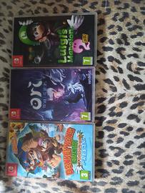 3 giochi switch Ori donkey luigi
