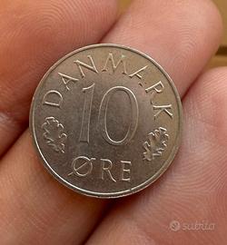 Moneta Danimarca 10 Øre 1980 - Regina Margrethe II