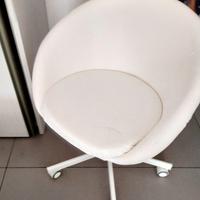 Sedia bianca da ufficio