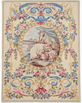 Grande Tappeto Stile Aubusson Fatto a Mano