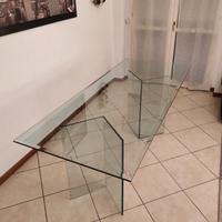 Tavolo da 6 in vetro misure: 200 x 85 