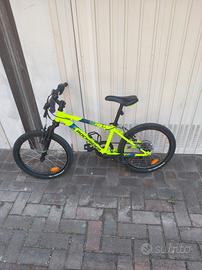 bici da bambino 20" Rockrider gialla 