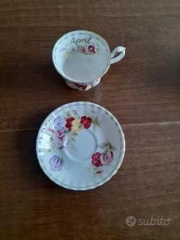 Tazza da te' con piattino Royal Albert Aprile