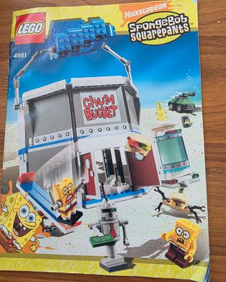 Lego 4981 - Spongebob - LIBRETTO ISTRUZIONI 2007
