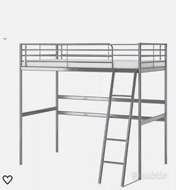 letto a soppalco Ikea una piazza e mezza