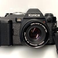 Konica FS 1  con 50mm 1,8 perfetta