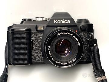 Konica FS 1  con 50mm 1,8 perfetta