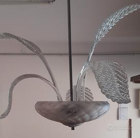 lampadario in vetro di Murano