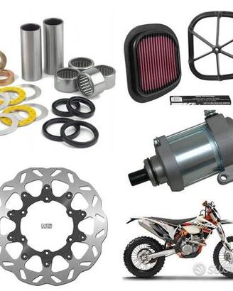 Ktm Exc scarico trasmissione frizione freni filtro