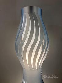 Lampada terra moderna Helios argento