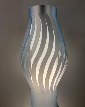 Lampada terra moderna Helios argento