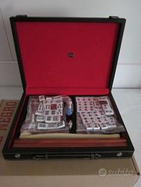 Valigetta pelle DAL NEGRO gioco da tavolo MAH JONG